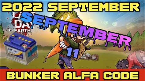 bunker alfa code today 2022.